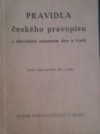 Pravidla českého pravopisu s abecedním seznamem slov a tvarů