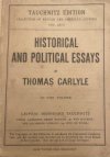 Historical and political essays