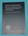 Sebevražednost obyvatel České republiky v období transformace společnosti