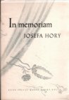 In memoriam Josefa Hory