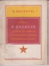 O práci B. Engelse "Ludvík Feuerbach a vyústění klasické německé filosofie"