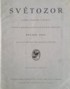 Světozor ročník XXII 1921 I.