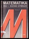 Matematika pro první ročník gymnázií