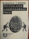 Psychologie v hospodářské praxi