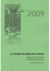 A course in English syntax
