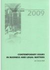 Contemporary issues in business and legal matters
