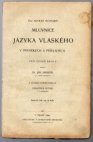 Dra. Adolfa Mussafiy Mluvnice jazyka vlaského v pravidlech a příkladech