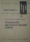 Vyhodnocování analytických výsledků a metod