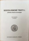 Sociologické texty.