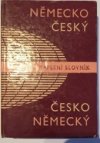 Německo-český a česko-německý kapesní slovník