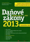 Daňové zákony 2013 s komentářem změn