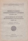 Sborník III. sjezdu československých geografů v Plzni 1935