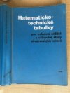 Matematicko-technické tabulky pro odborná učiliště a učňovské školy strojírenských oborů