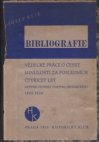 Bibliografie vědecké práce o české minulosti za posledních čtyřicet let
