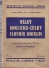 Velký anglicko-český slovník