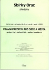 Právní předpisy pro obce a města