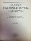 Soustavy lineárních rovnic a nerovnic pro 1. ročník gymnasií se zaměřením na matematiku