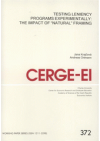 Testing leniency programs experimentally: the impact of "natural" framing