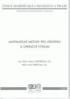 Matematické metody pro statistiku a operační výzkum