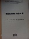 Matematická analýza III