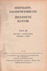 Eisenbahn-Fachwoerterbuch.