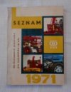 Seznam mechanizačních prostředků pro zemědělské závody 1971