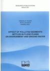 Effect of polluted sediments settled in flood plains on environment and ground water