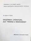 Gruzínská literatura, její tradice a současnost