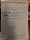 Seznam obcí v republice Československé.