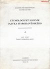 Etymologický slovník jazyka staroslověnského