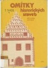 Omítky historických staveb