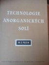 Technologie anorganických solí