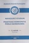 Praktická homeopatie podle Hahnemanna Navazující studium