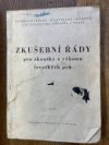 Zkušební řády pro zkoušky z výkonu loveckých psů