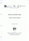 Skripta literární teorie s úkoly textové analýzy