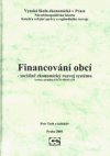 Financování obcí - sociálně ekonomický rozvoj systému