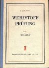 Werkstoff prüfung