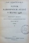 Vznik národních států v říjnu 1918