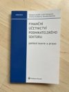 Finanční účetnictví podnikatelského sektoru