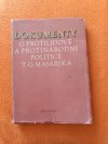 Dokumenty o protilidové politice T.G.Masaryka