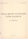 Vývoj metod vyučování cizím jazykům