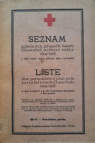 Seznam zjištěných případů úmrtí účastníků světové války 1914-1918, o nichž nebylo možno příbuzné přímo vyrozuměti.