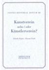 Kunstverein nebo Künstlerverein?