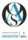 Olomoucký archivní sborník.