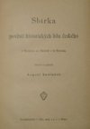 Sbírka pověstí historických lidu českého v Čechách, na Moravě i ve Slezsku