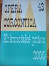 Opera corcontica =