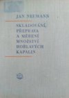 Skladování, přeprava a měření množství hořlavých kapalin