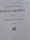 Paměti lékařovy 