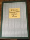Z historie Francouzského institutu v Praze