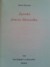 Lyrická domácí lékárnička